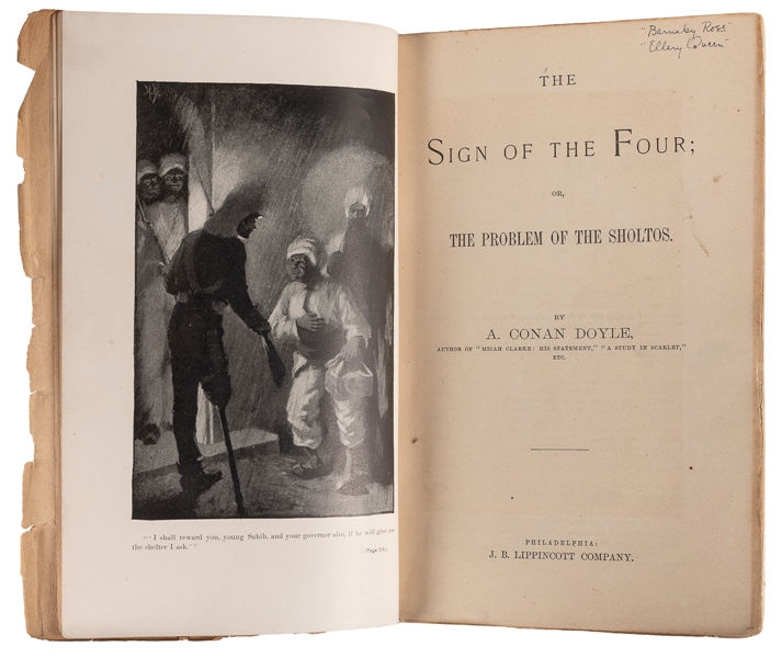  DOYLE, Sir Arthur Conan (1859-1930). The Sign of Four; or, ...