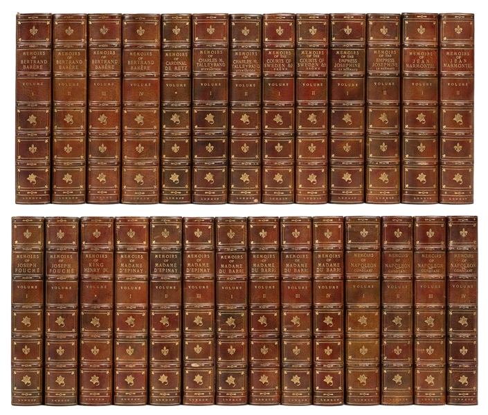  [FINE BINDINGS]. [BONAPARTE, Napoleon (1769-1821), DU BARRY...