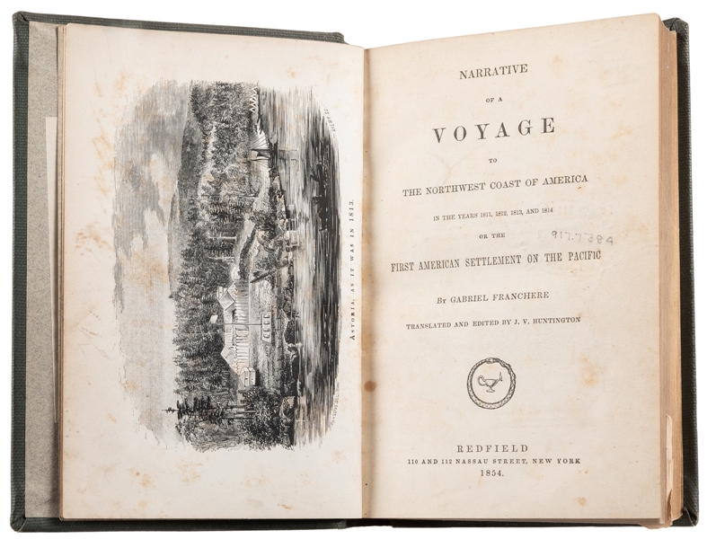  FRANCHERE, Gabriel (1786-1863). Narrative of a Voyage to th...