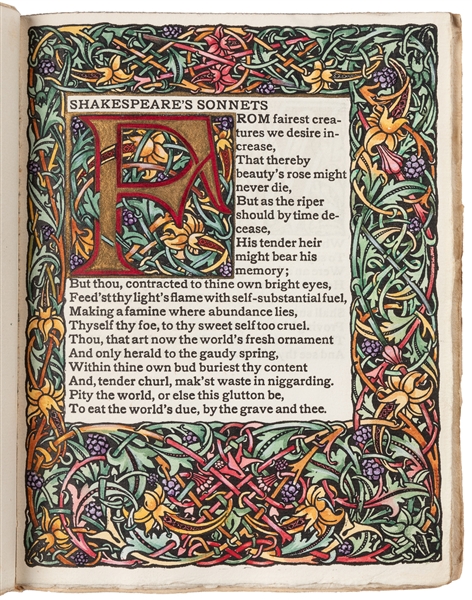  [HAND-ILLUMINATED BOOK]. [LASLEY, B. M. Dunster, illuminato...