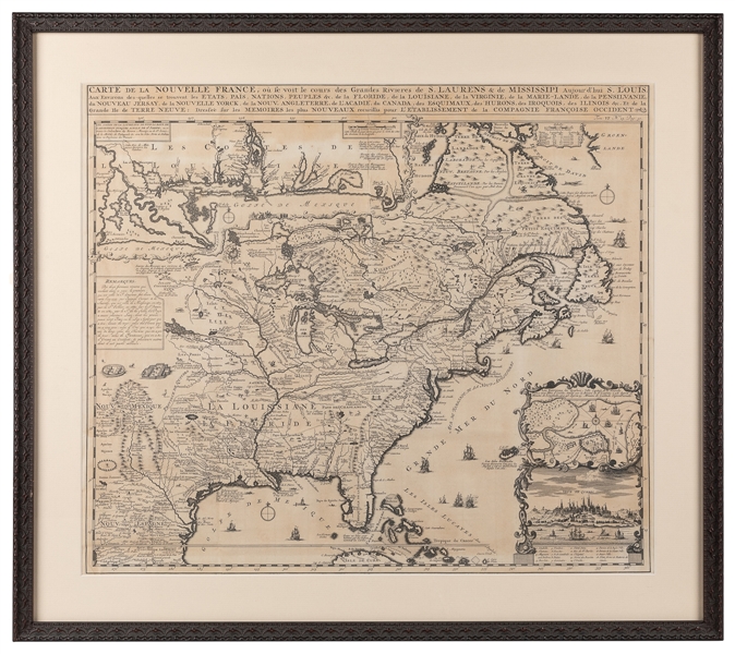  [MAPS]. [CHATELAIN, Henri Abraham (1684-1743)]. Carte de la...