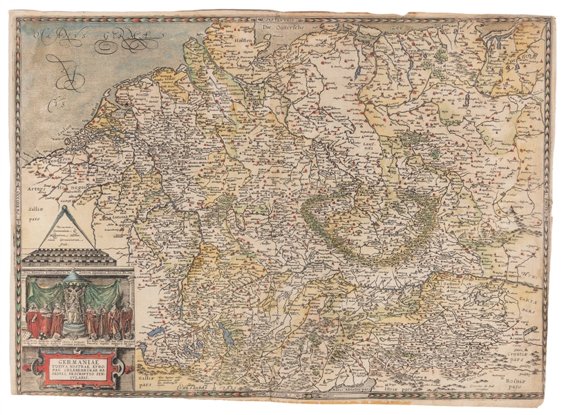  [MAPS] [DE JODE, Gerard (1509-1591), cartographer]. Germani...