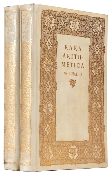  [MATHEMATICS]. SMITH, David Eugene (1860-1944). Rara Arithm...