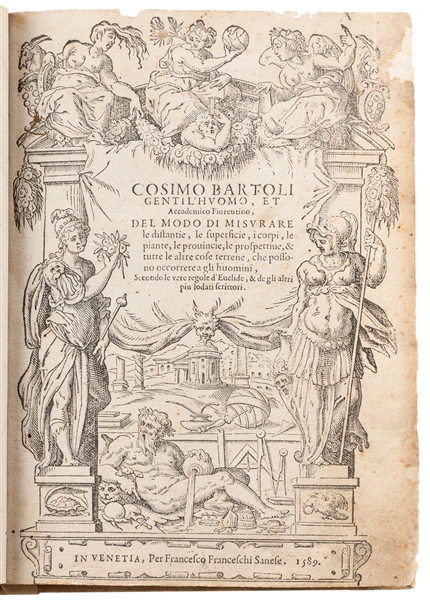  [NAVIGATION]. BARTOLI, Cosimo (1503-1572). Del Modo Di Misu...