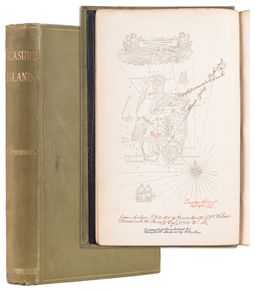  STEVENSON, Robert Louis (1850-1894). Treasure Island. Londo...