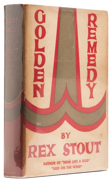  STOUT, Rex (1886-1975). Golden Remedy. New York: The Vangua...