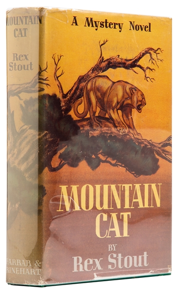  STOUT, Rex (1886-1975). Mountain Cat. A Mystery Novel. New ...