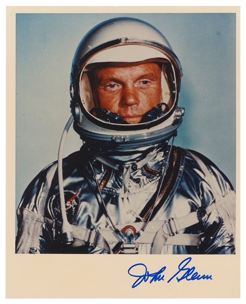  GLENN, John (1921-2016). Signed Photo. [N.p., 1962, though ...