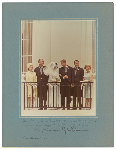  JOHNSON, Lyndon B. (1908-1973) and JOHNSON, Claudia “Lady B...