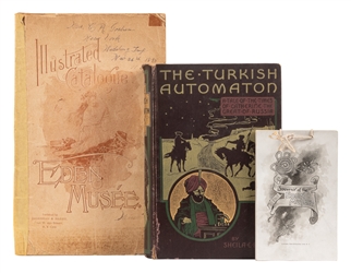  [AUTOMATA]. Group of two Eden Musee souvenirs, and another ...