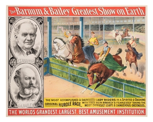  The Barnum & Bailey Greatest Show On Earth. Cincinnati, New...