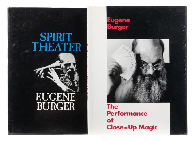  BURGER, Eugene (1939 – 2017). Two Works Inscribed to Ricky ...