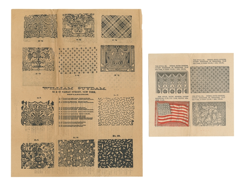  [CHEATING]. [GAMBLING]. Three Pieces of Ephemera Advertisin...