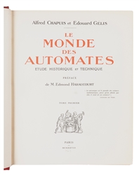  CHAPUIS, Alfred and Edouard Gelis. Le Monde des Automates. ...