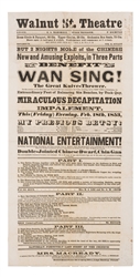  [CHINESE MAGICIANS]. Wan Sing! The Great Knife-Thrower. Phi...