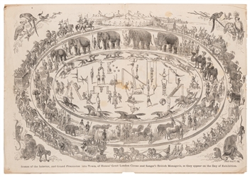  [CIRCUS]. Howes’ Great London Circus, Hippodrome, and Sange...
