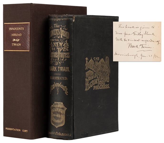  TWAIN, Mark [pseudonym of CLEMENS, Samuel (1835-1910)]. The...