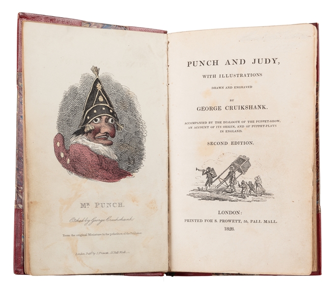  CRUIKSHANK, George (1792 – 1878). Punch and Judy. London: S...