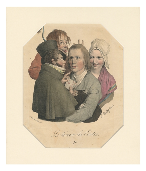  [FORTUNE TELLING]. BOILLY, Louis-Léopold (1761 – 1845). Le ...