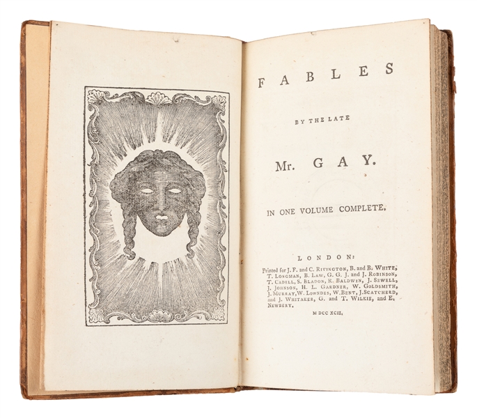  GAY, John. Fables. By the Late Mr. Gay. London: J.F. & C. R...