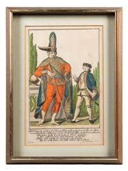  [GIANT]. ENGLEBRECHT, Martin (1684 – 1756), engraver. Abbil...