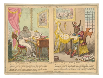  CRUIKSHANK, George (1792 – 1878), after. The Pig Faced Lady...