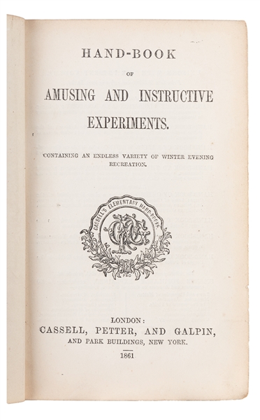  Hand-Book of Amusing and Instructive Experiments, (The). Lo...