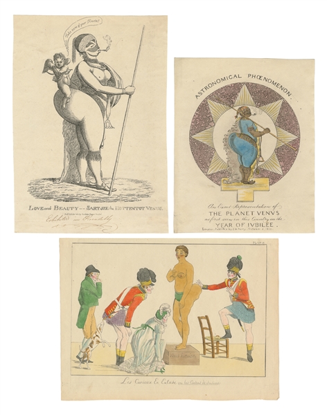  [HOTTENTOT VENUS (Saartjie Baartman, ca. 1789 – 1815)]. Gro...