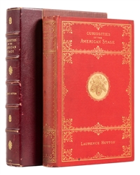  HUTTON, Laurence. Curiosities of the American Stage. New Yo...
