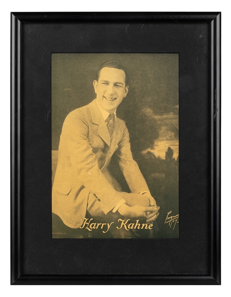  KAHNE, Harry (1894 – 1955). Portrait of Harry Kahne. New Yo...