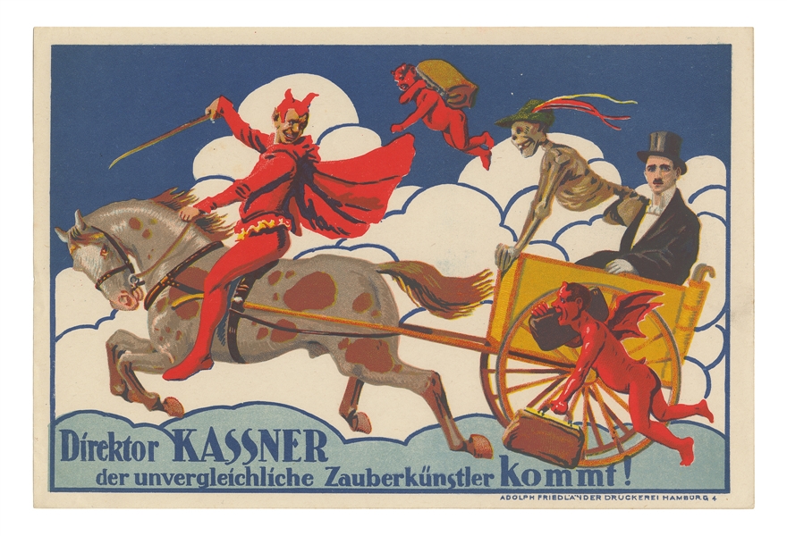  KASSNER, Alois (1887 – 1970). Direktor Kassner der unvergle...