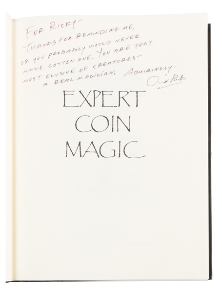  KAUFMAN, Richard (b. 1958). David Roth’s Expert Coin Magic....