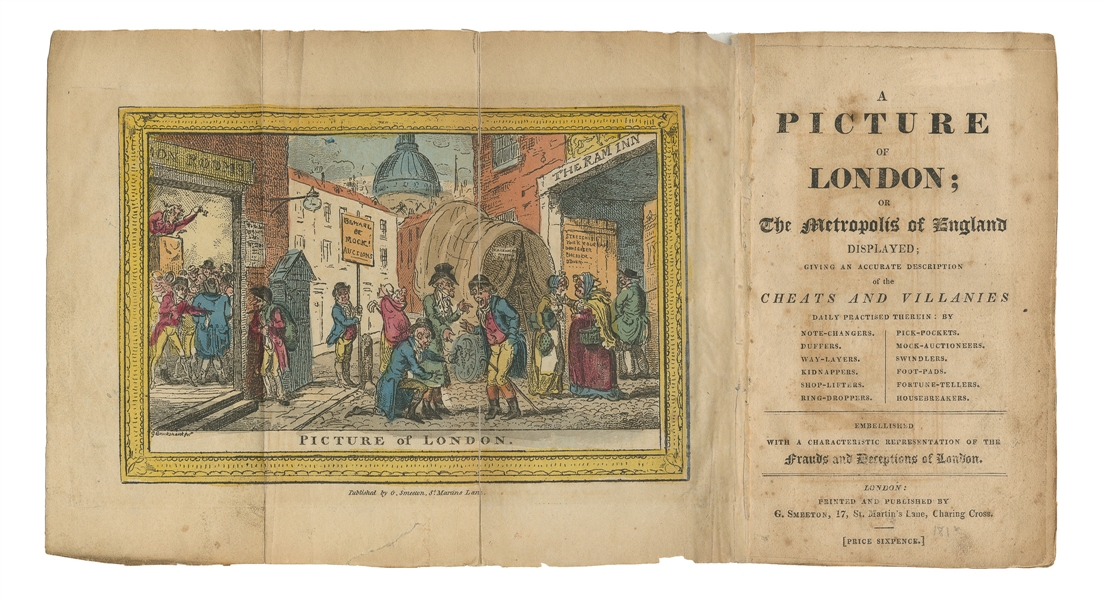  [LONDON LOW-LIFE]. [CRUIKSHANK, George (1792-1878), illustr...