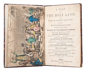  [LONDON LOW-LIFE]. A Peep Into The Holy Land, or, Sinks of ...