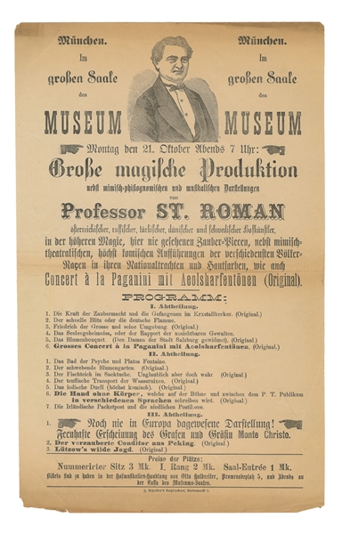  [MAGIC – BROADSIDE]. Grosse Magische Produktion / von Profe...