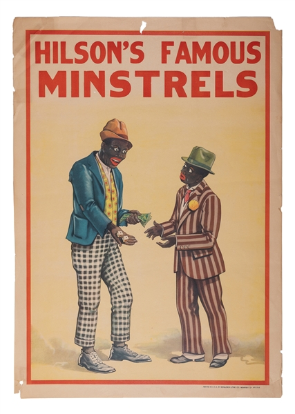  Hilson’s Famous Minstrels. Newport, KY: Donaldson Litho Co....