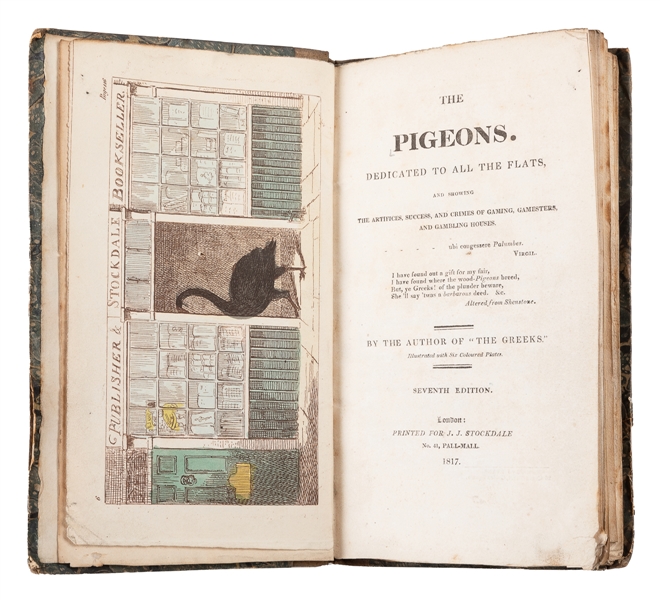  [CRUIKSHANK, George]. “Greeks.” The Pigeons. Dedicated to A...