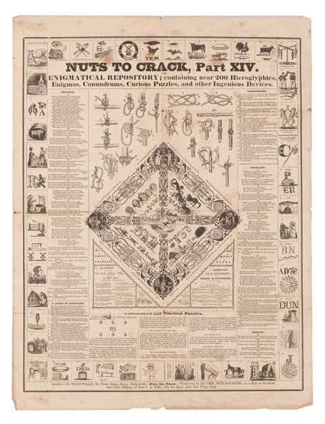  [PUZZLES]. Nuts to Crack, Part XIV. London: R. Macdonald, c...