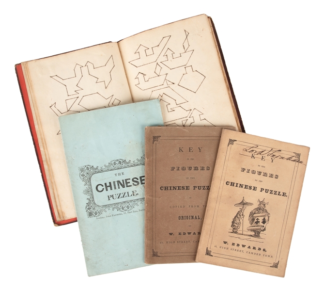  [PUZZLES]. Group of 4 Chinese Puzzle books. Including: The ...