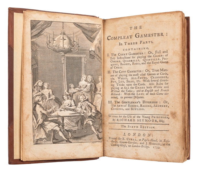  SEYMOUR, Richard (d. ca. 1750). The Compleat Gamester. Lond...