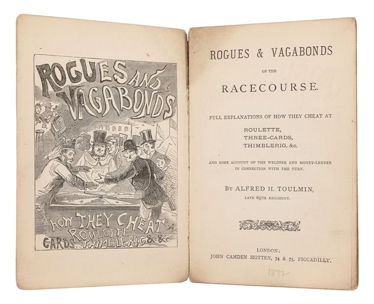  TOULMIN, Alfred Harper. Rogues and Vagabonds of the Racecou...