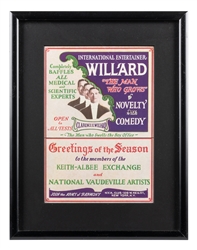 WILLARD, Clarence E. (1882 – 1962). Willard The Man Who Gro...