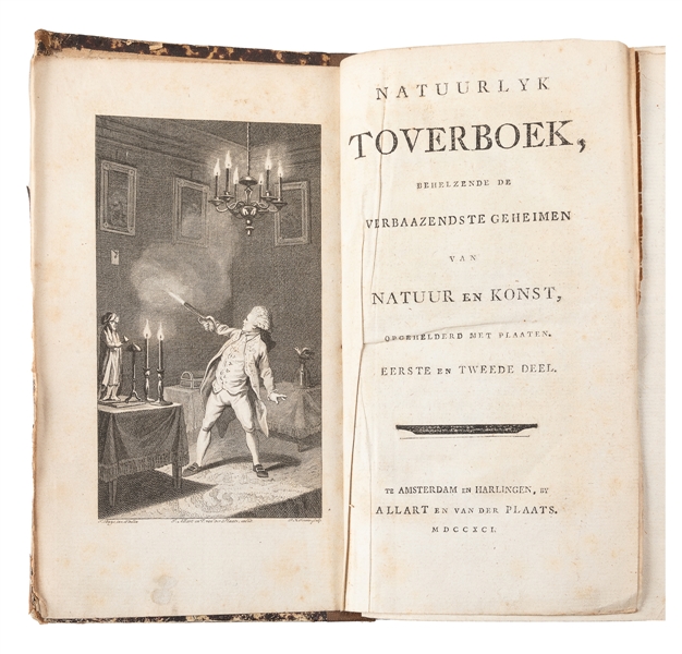  [WITGEEST, Simon]. Natuurlyk Toverboek, behelzende de verba...