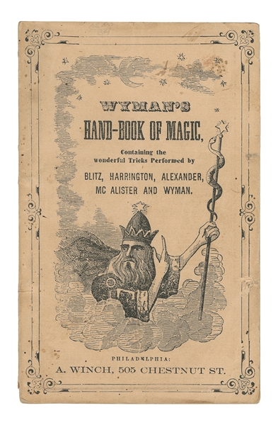  [WYMAN]. LATHRAM, E.W. Wyman’s Hand-Book of Magic. Philadel...