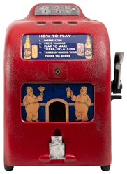  Bar Boy 1 Cent Trade Stimulator and Vendor. Circa 1930s. Th...