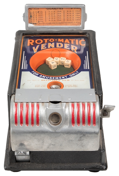  Groetchen Roto-Matic 1 Cent / 5 Cent Trade Stimulator and V...