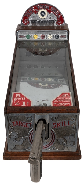  A.B.T. Mfg. Target Skill 1 Cent Shooting Gallery Countertop...