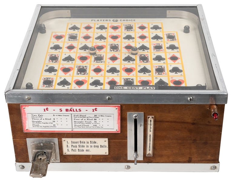  Betco 1 Cent “Players Choice” Countertop Trade Stimulator. ...