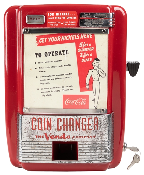  The Vendo Company Coin Changer. Kansas City, MO: The Vendo ...