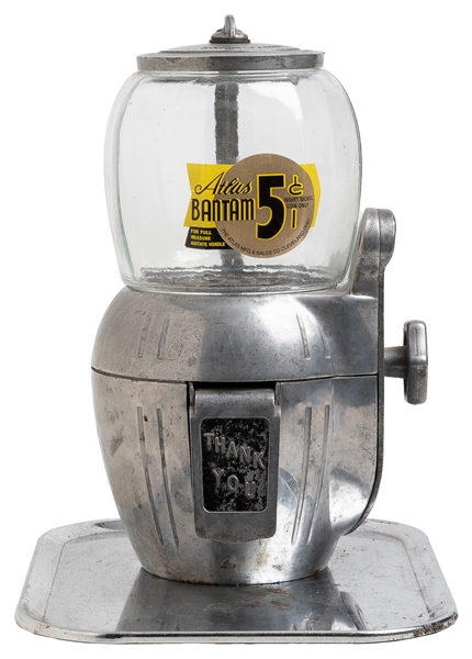  Atlas Bantam 5 Cent Nut Vendor Machine. Cleveland, ca. 1940...